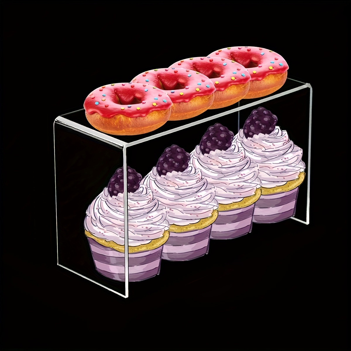 5pcs Acrylic Dessert Display S - đánh giá và giá Cupcake Stand Tier