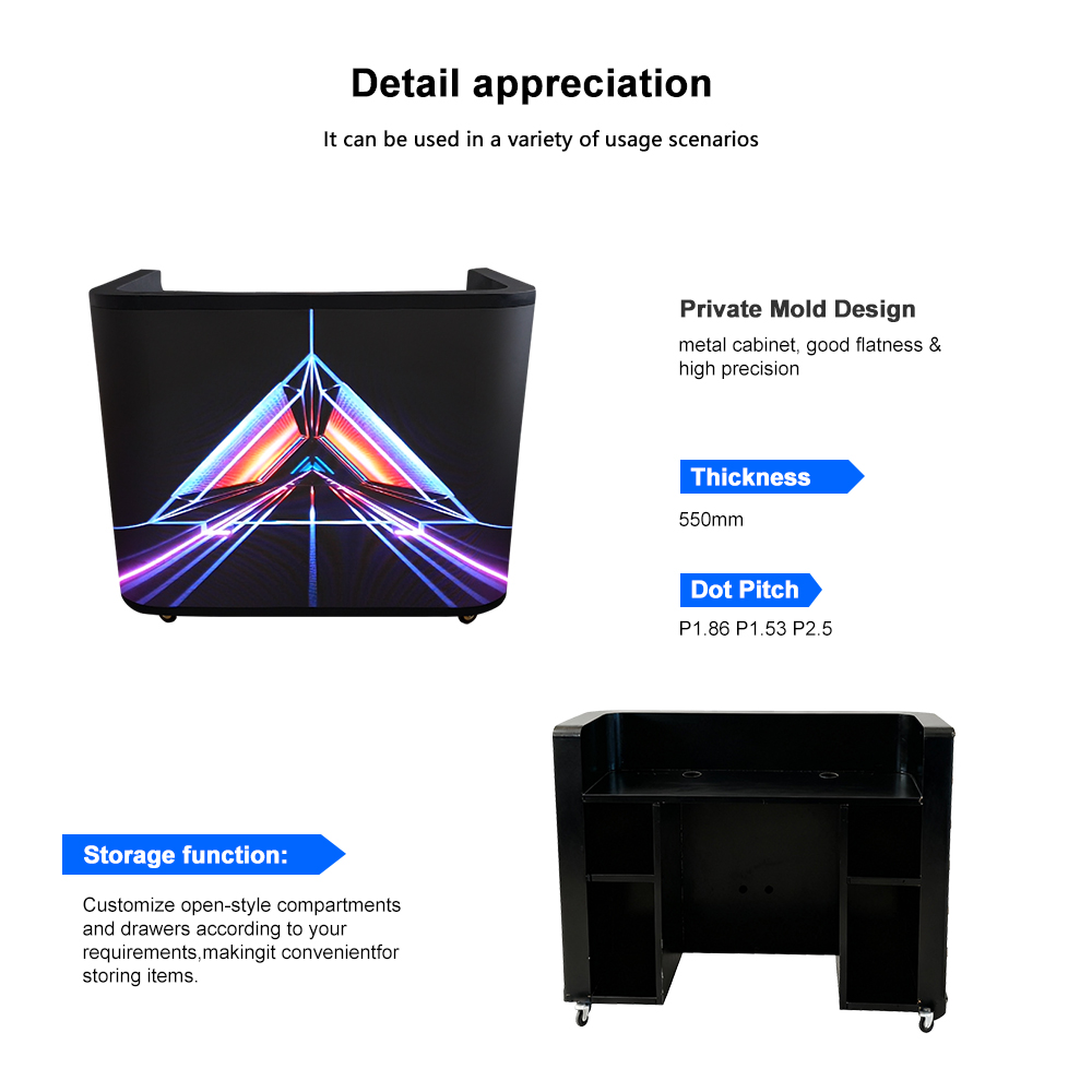 Full-Color P2.5 Front Desk Led - đánh giá và giá Event Party Dj