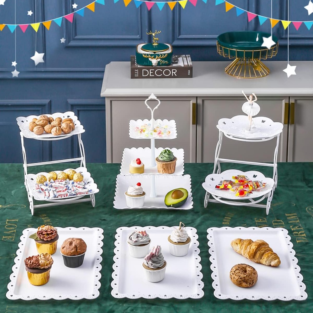 10Pcs Cupcake Stand Set, Desse - đánh giá và giá Cupcake Stand Tier