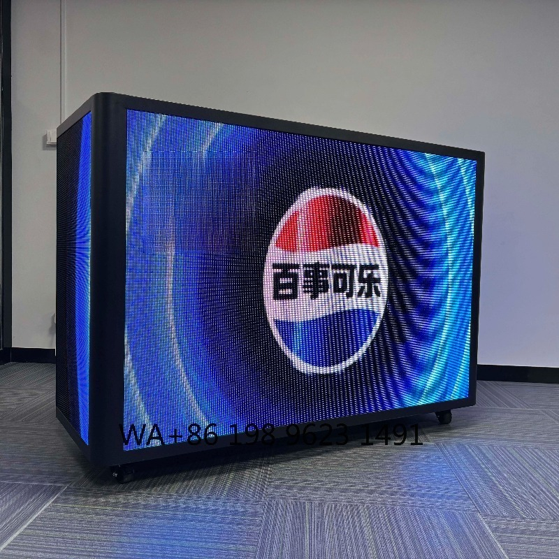 Portable DJ Booth Facade LED V - đánh giá và giá Event Party Dj