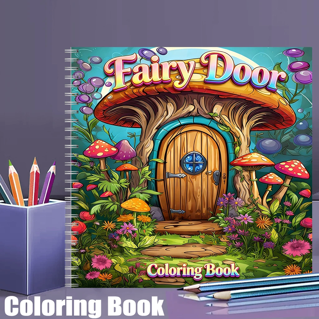 Coloring Book Fairy Door for A - đánh giá và giá Supply Event