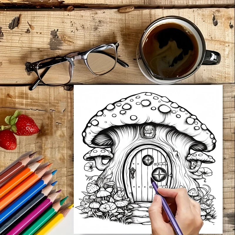 Coloring Book Fairy Door for A - đánh giá và giá Supply Event