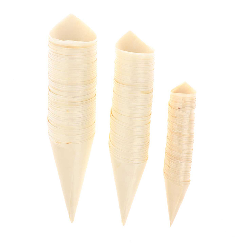 🛒50pcs Disposable Wood Appetiz - đánh giá và giá Plastic Cup 50Pcs