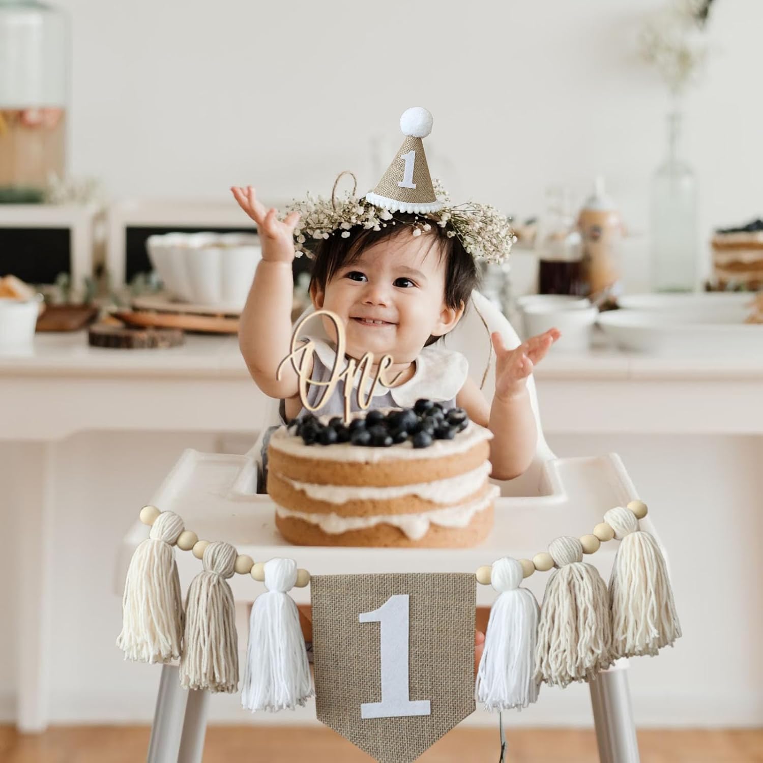 Birthday High Chair Banner Han - đánh giá và giá Party Hat Cone