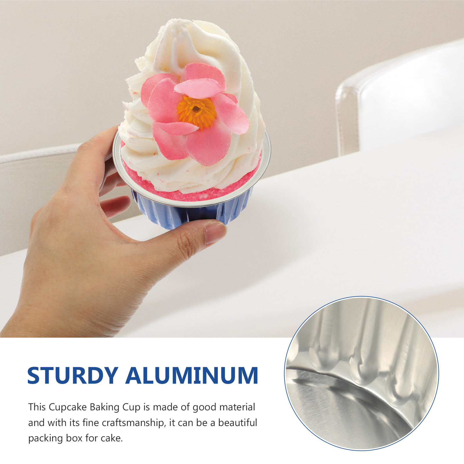 50Pcs Disposable Cupcake Cups  - đánh giá và giá Plastic Cup 50Pcs