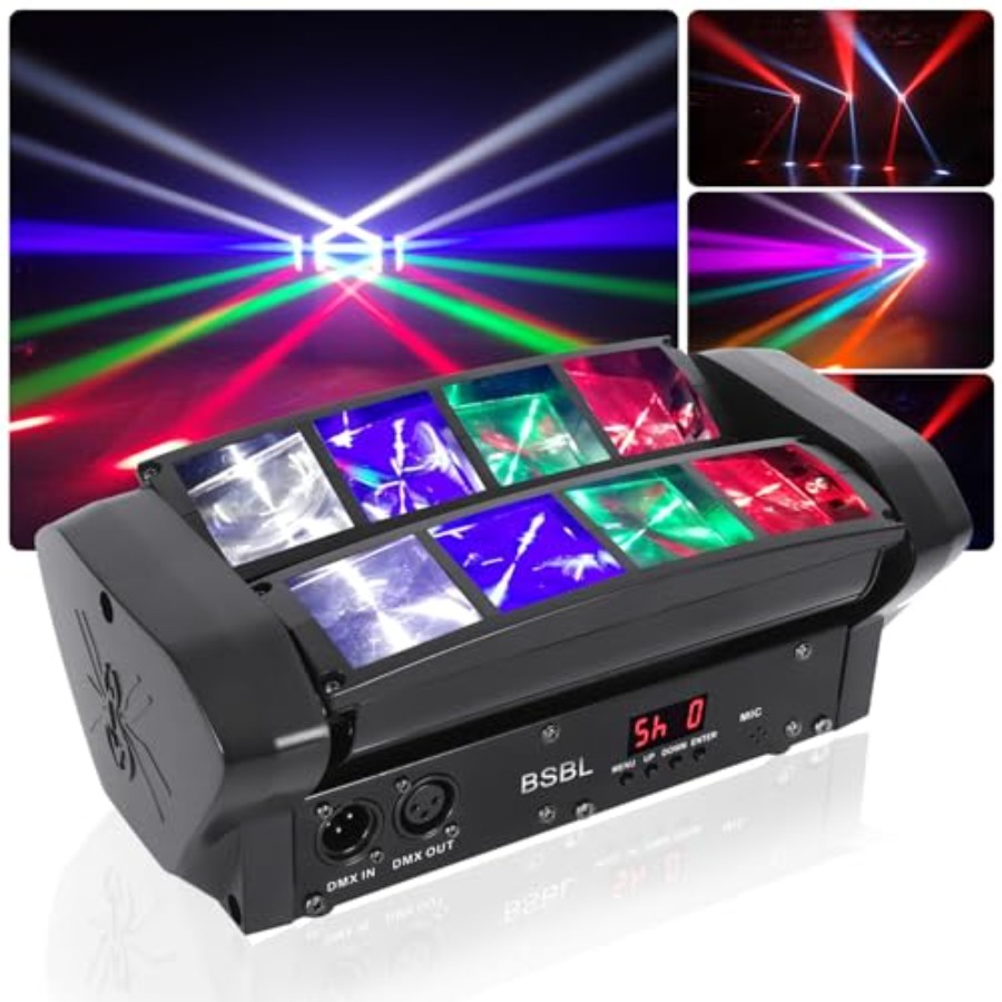 RGBW Moving Head DJ Light LED  - đánh giá và giá Event Party Dj