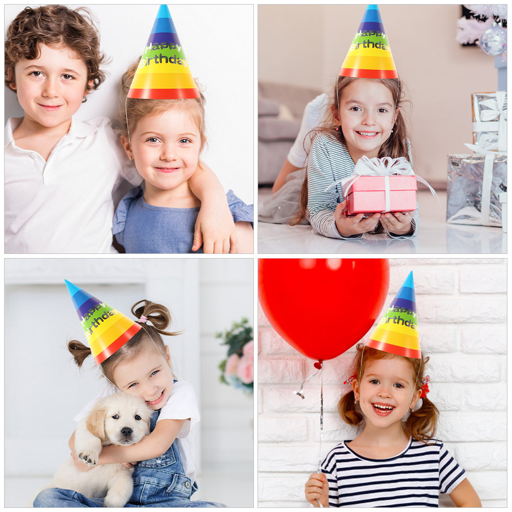 36Pcs Colorful Birthday Party  - đánh giá và giá Party Hat Cone