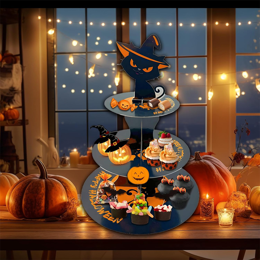 Halloween Cake Stand Pumpkin B - đánh giá và giá Cupcake Stand Tier