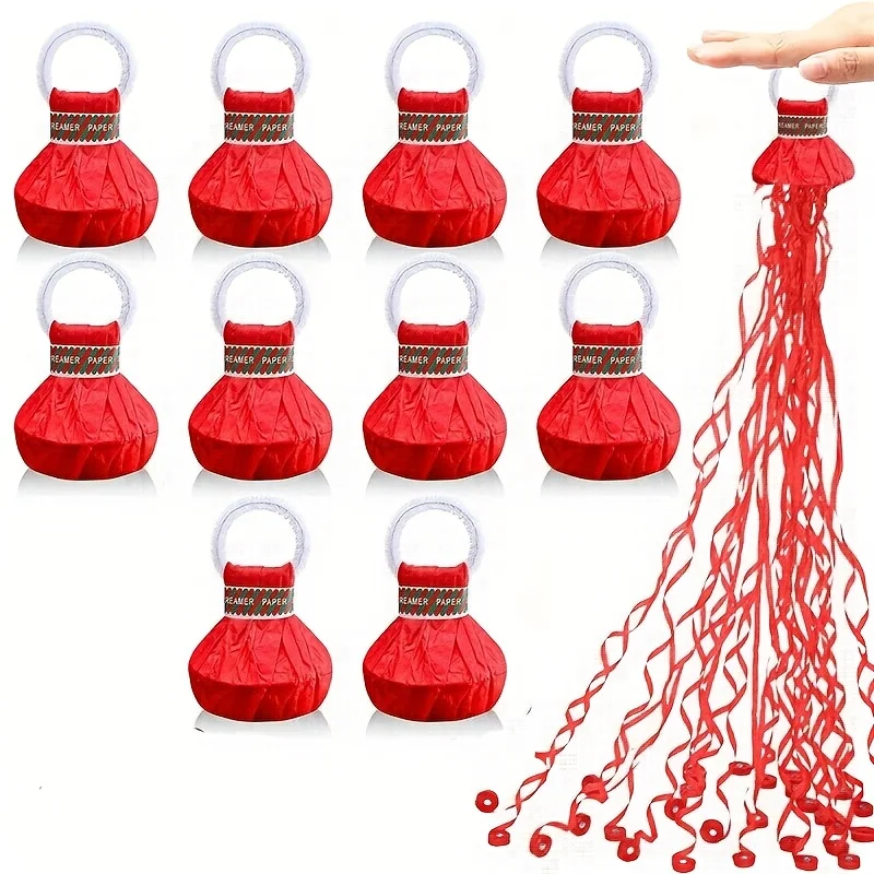 Red Hand Throwing Streamers Co - đánh giá và giá Confetti Cannon Tube