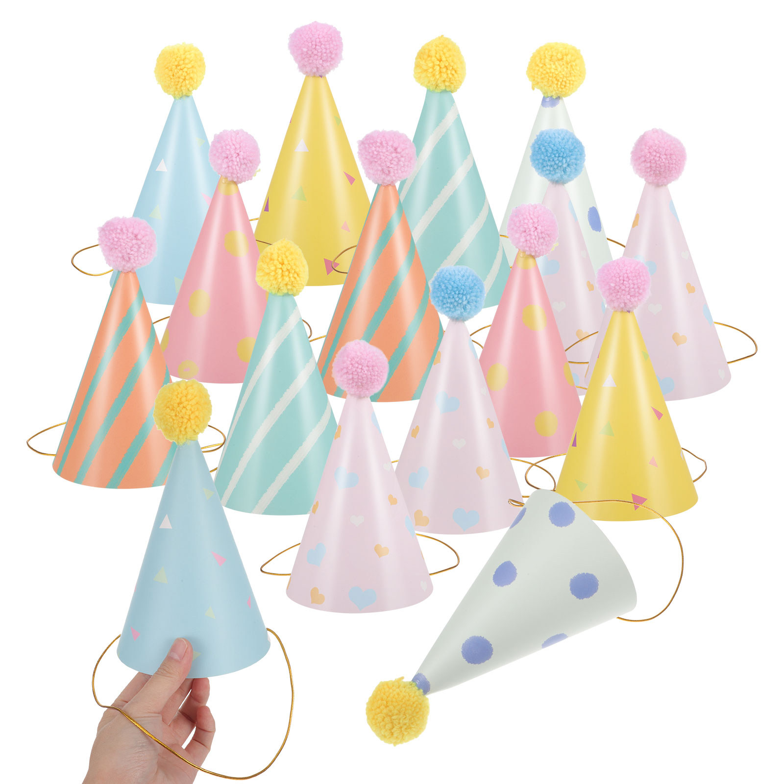 14Pcs Birthday Hats Paper Cone - đánh giá và giá Party Hat Cone