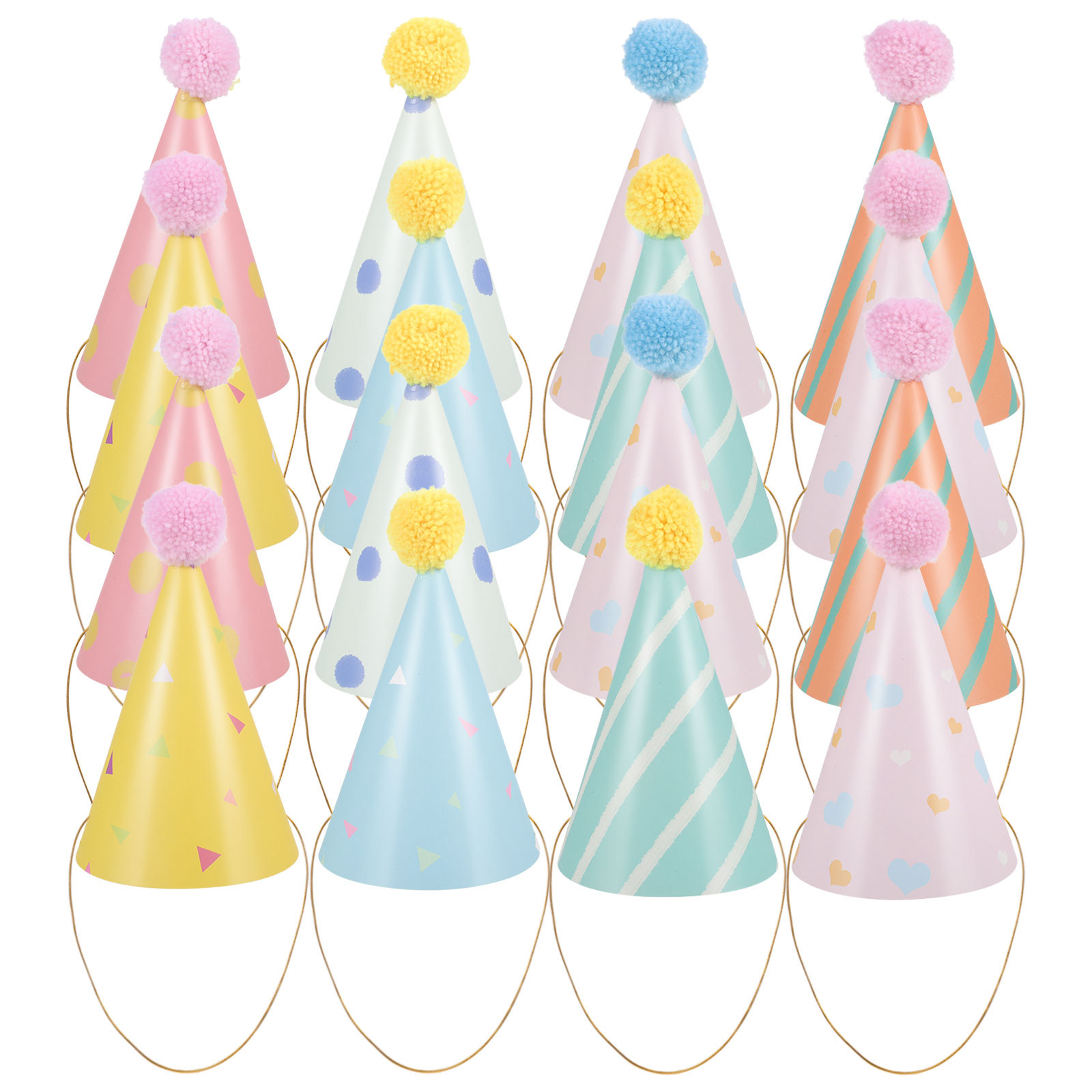 14Pcs Birthday Hats Paper Cone - đánh giá và giá Party Hat Cone