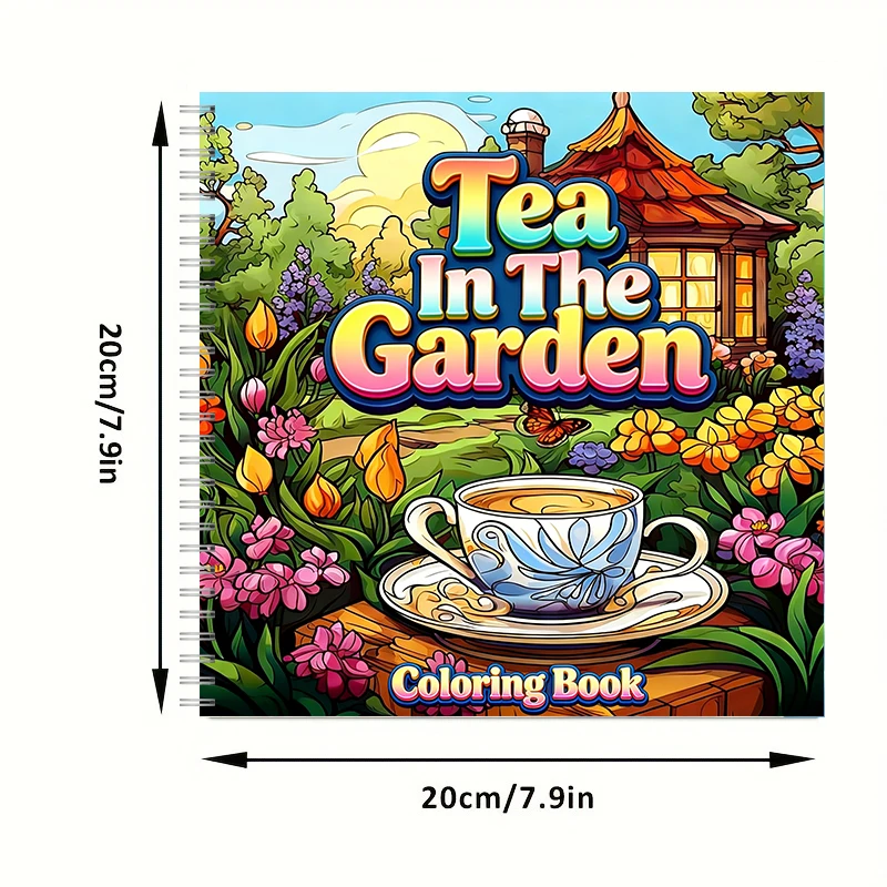 Tea In The Gardens Coloring Bo - đánh giá và giá Supply Event