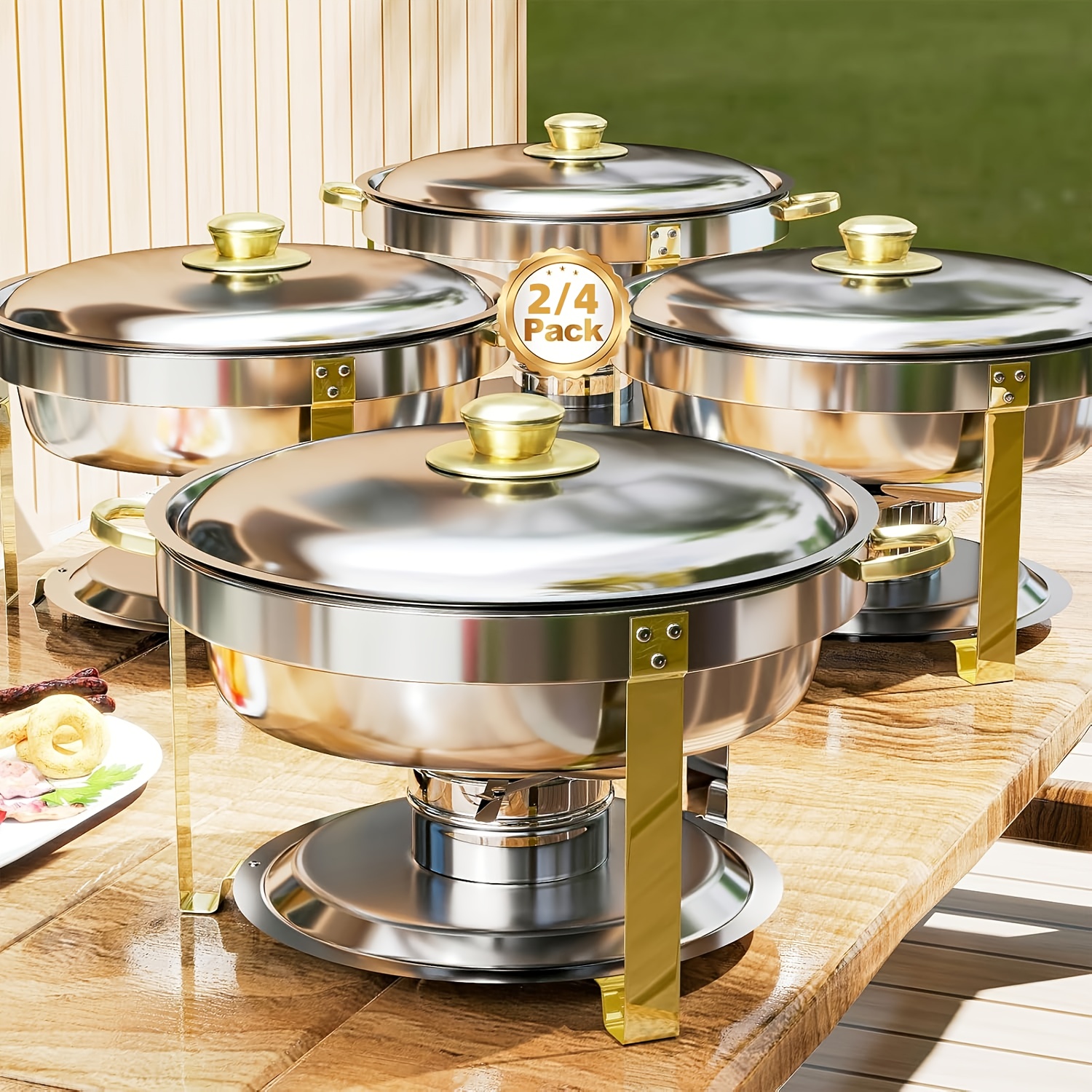 6/9QT Chafing Dishes For Buffe - đánh giá và giá Event & Party Supply Photos
