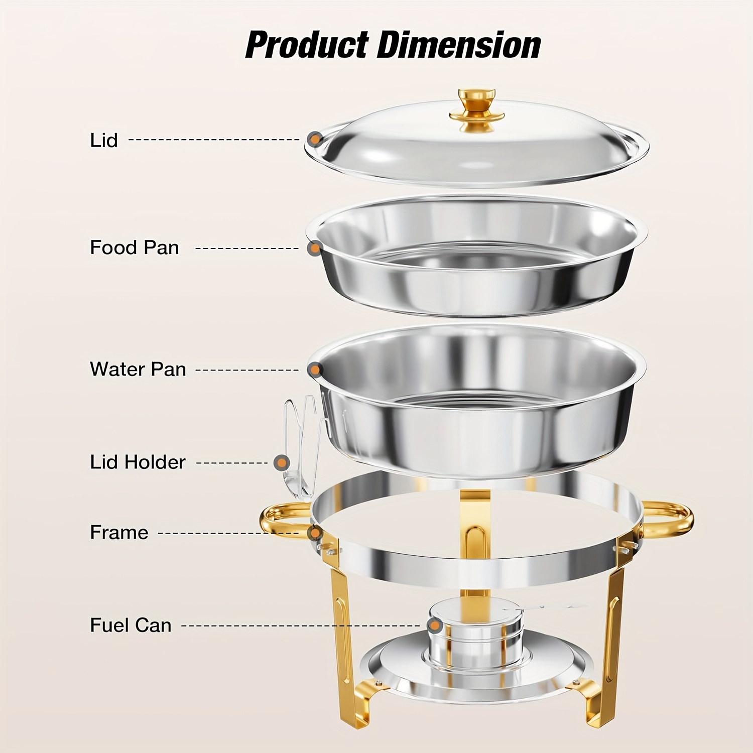 6/9QT Chafing Dishes For Buffe - đánh giá và giá Event & Party Supply Photos