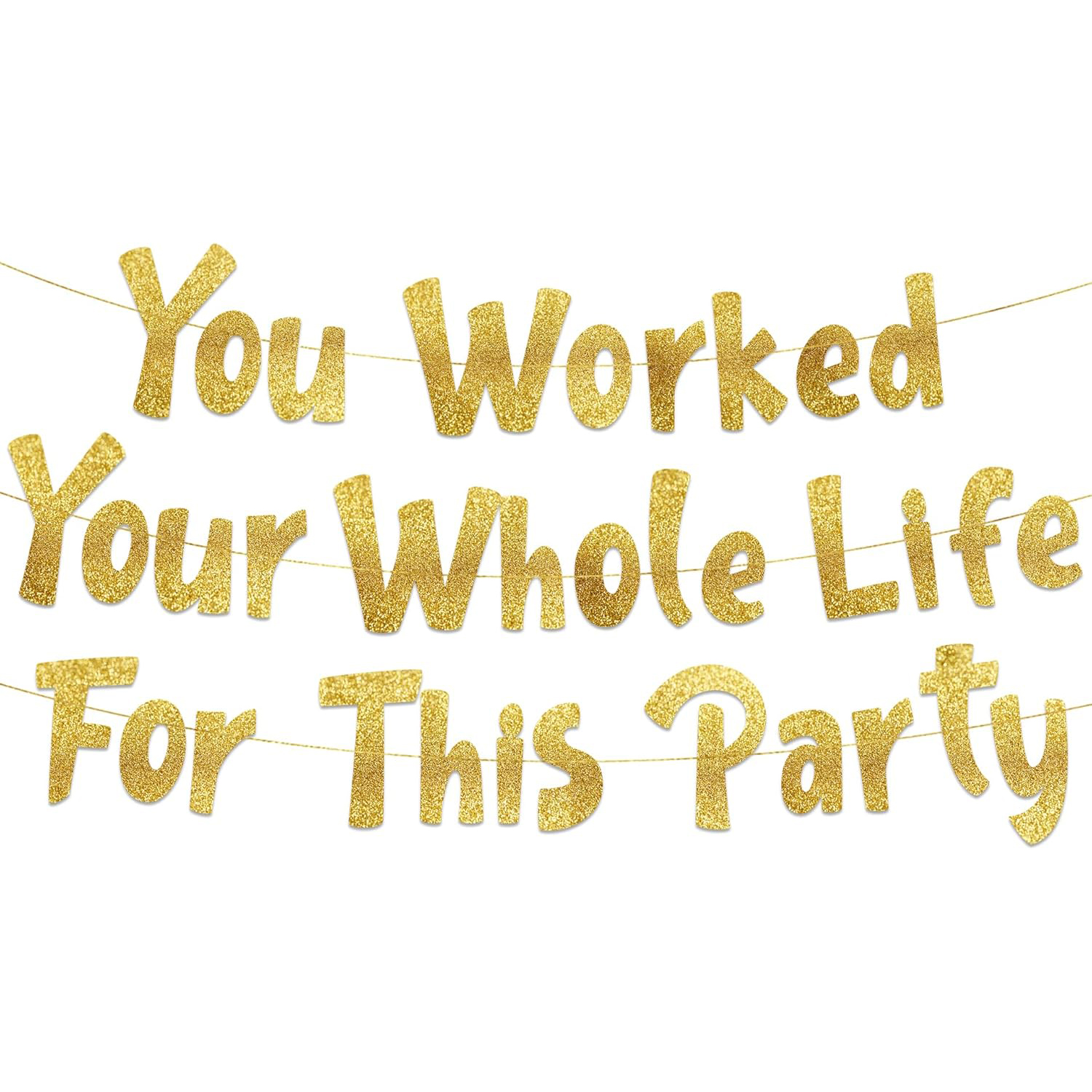 Retirement Party Decorations Y - đánh giá và giá Party Banner Gold